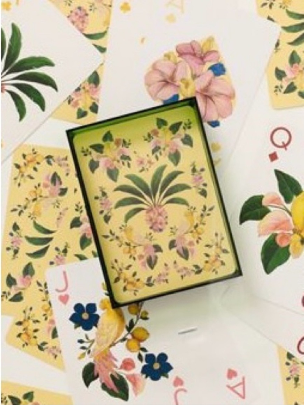 New! NWT Farm Rio x Anthropologie Waterproof Playing Cards - Picture 2 of 2